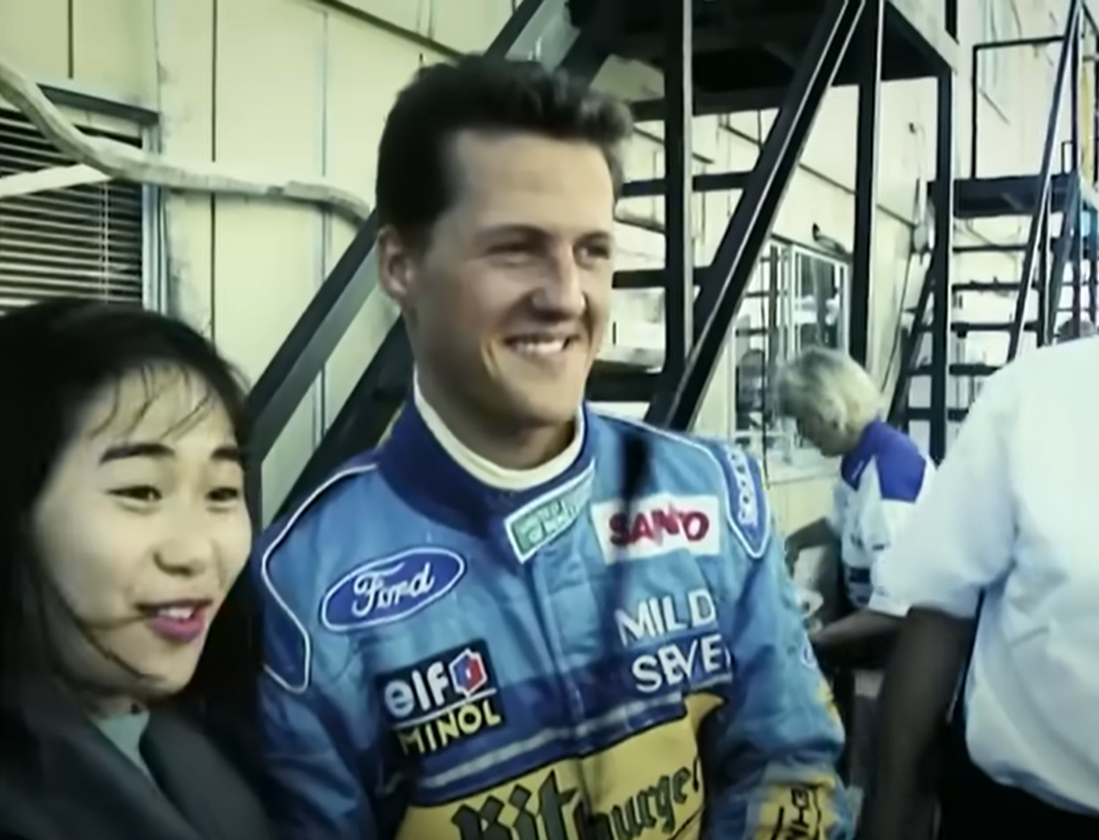 Screenshot of Michael Schumacher from documentary - Michael Schumacher: The Making of a Legend (2019)