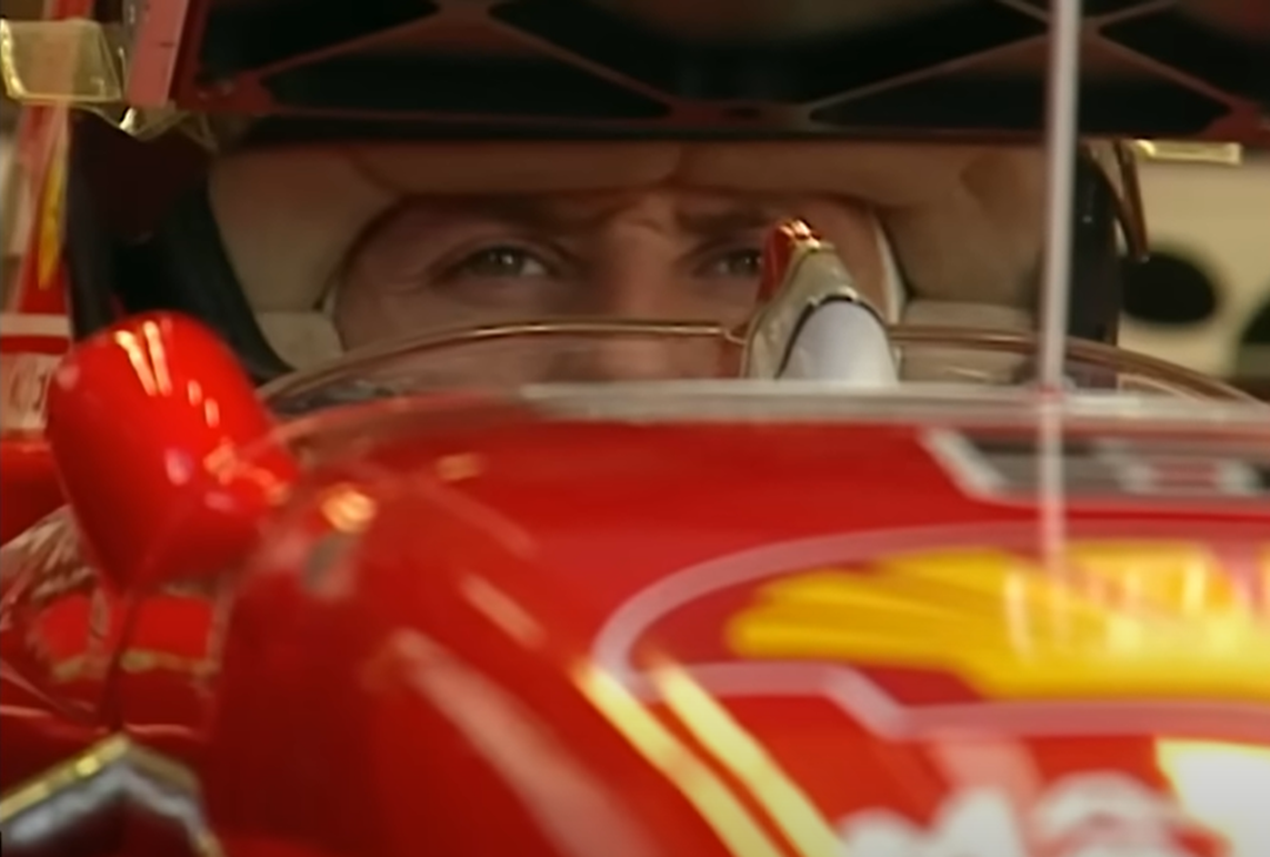 Screenshot of Michael Schumacher from documentary - Michael Schumacher: The Making of a Legend (2019)