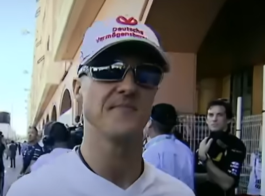 Screenshot of Michael Schumacher from documentary - Michael Schumacher: The Making of a Legend (2019)
