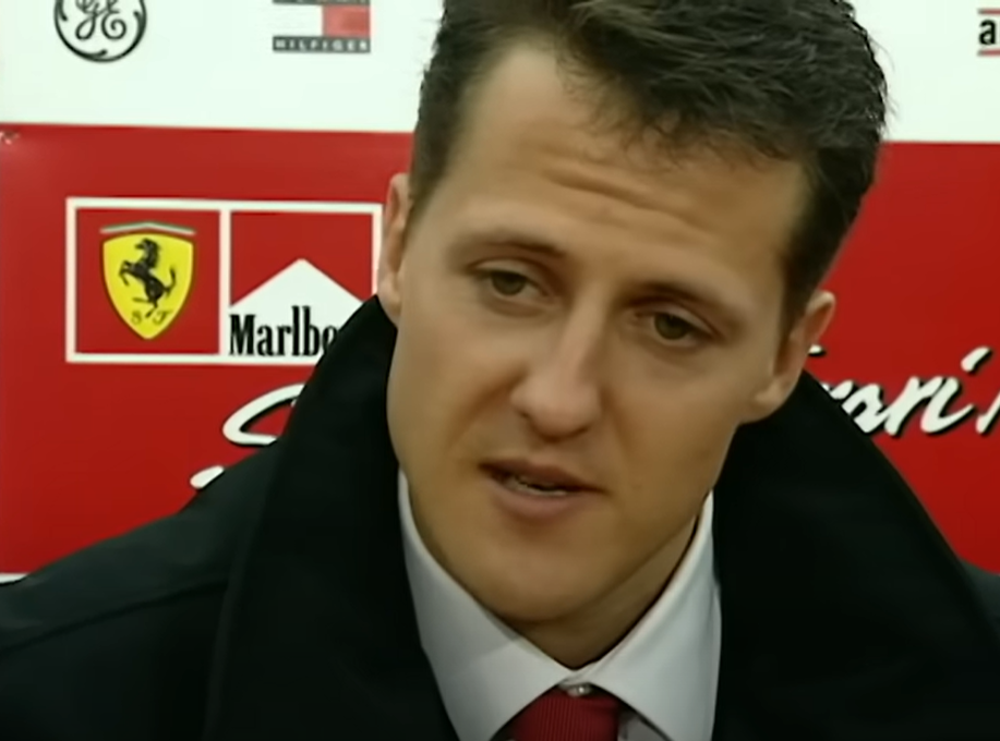 Screenshot of Michael Schumacher from documentary - Michael Schumacher: The Making of a Legend (2019)