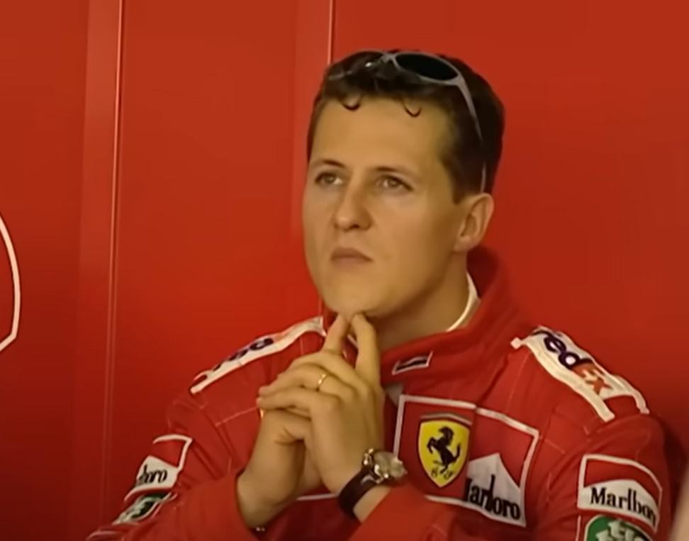Screenshot of Michael Schumacher from documentary - Michael Schumacher: The Making of a Legend (2019)