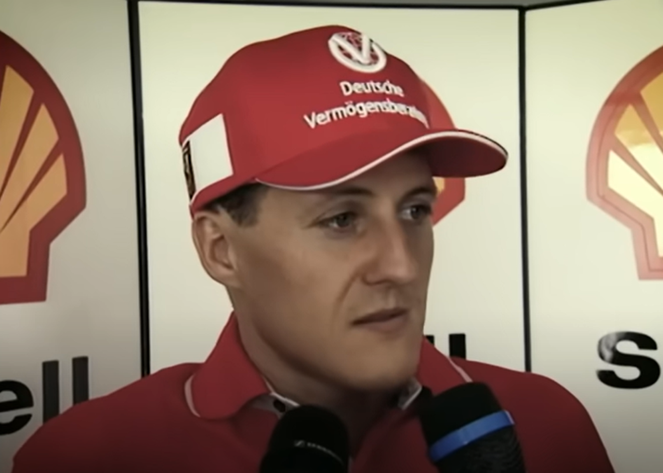Screenshot of Michael Schumacher from documentary - Michael Schumacher: The Making of a Legend (2019)