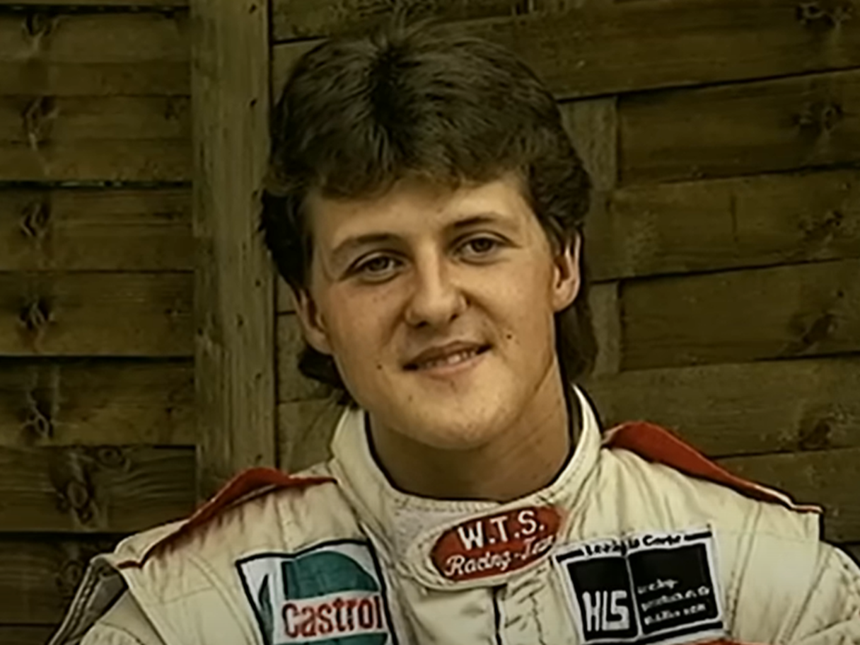 Screenshot of Michael Schumacher from documentary - Michael Schumacher: The Making of a Legend (2019)