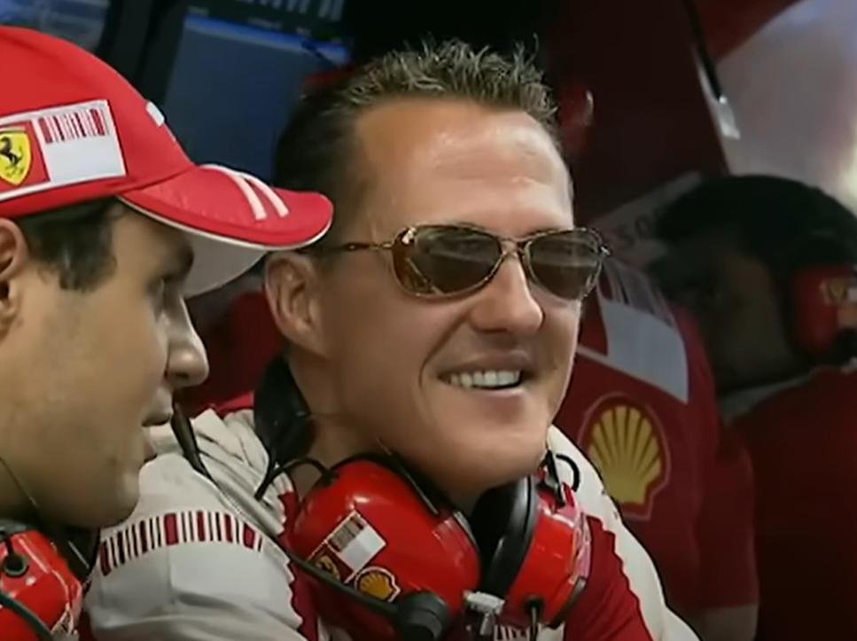 Screenshot of Michael Schumacher from documentary - Michael Schumacher: The Making of a Legend (2019)