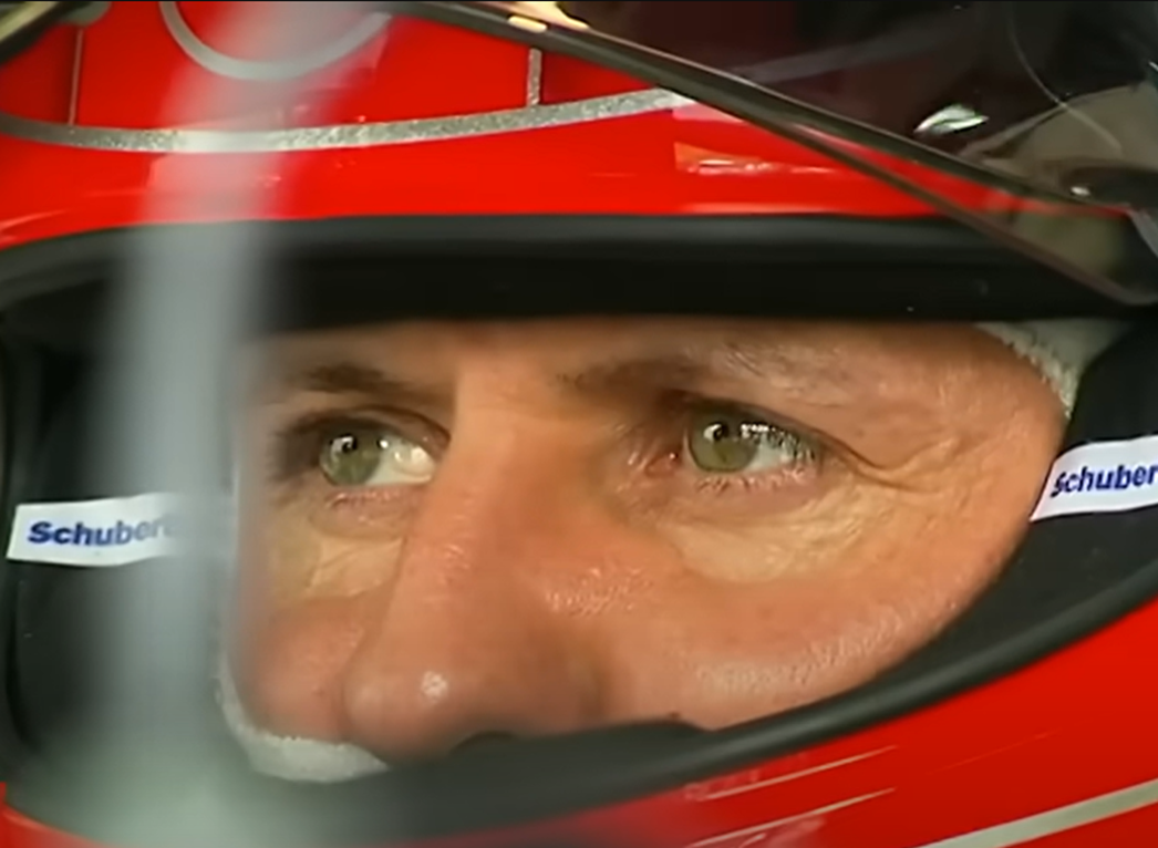 Screenshot of Michael Schumacher from documentary - Michael Schumacher: The Making of a Legend (2019)