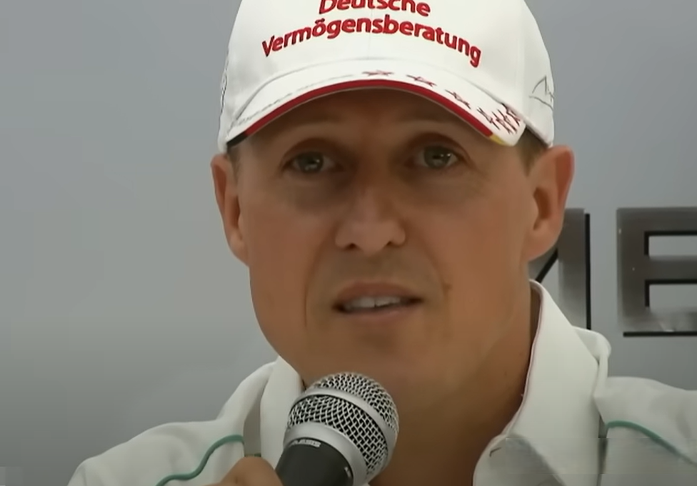 Screenshot of Michael Schumacher from documentary - Michael Schumacher: The Making of a Legend (2019)