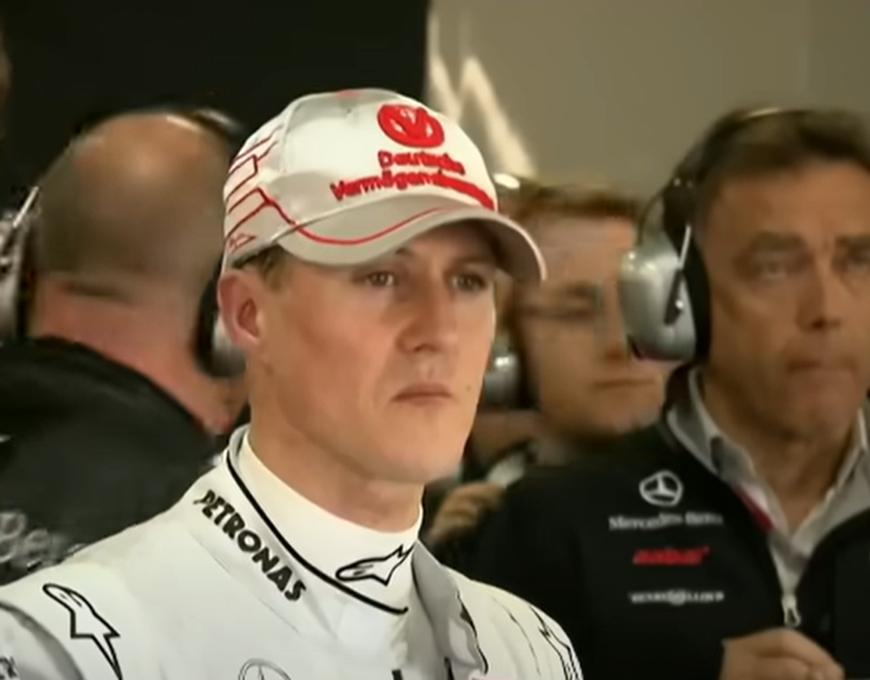 Screenshot of Michael Schumacher from documentary - Michael Schumacher: The Making of a Legend (2019)