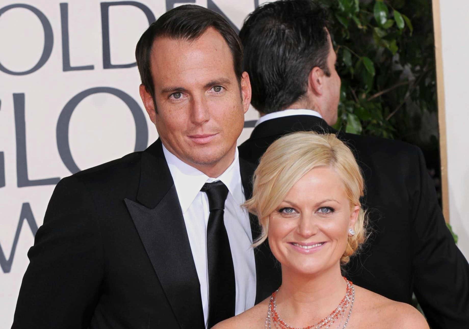 Will Arnett and Amy Poehler at the 66th Annual Golden Globe Awards