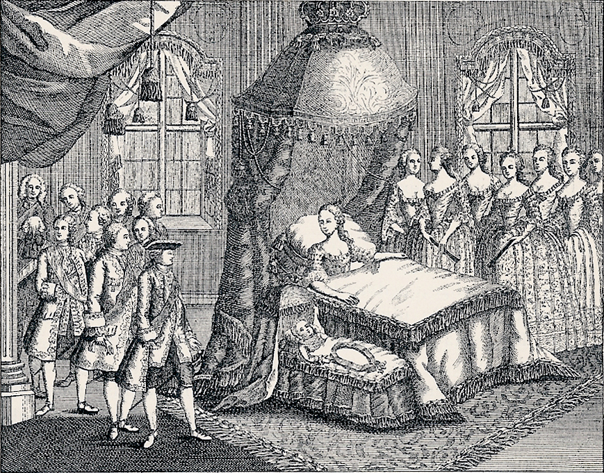 Birth of Frederik 6th of Denmark-Norway