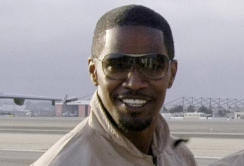 Actor Jamie Foxx promoting Stealth in July 2005