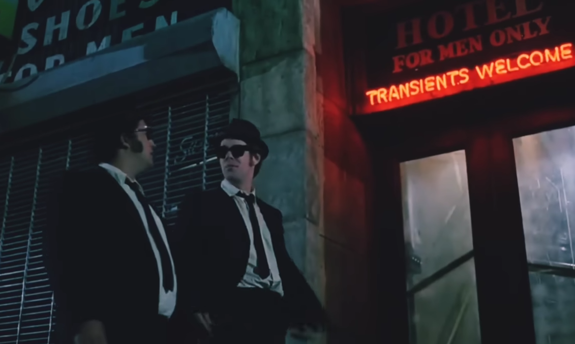 Screenshot from The Blues Brothers (1980)