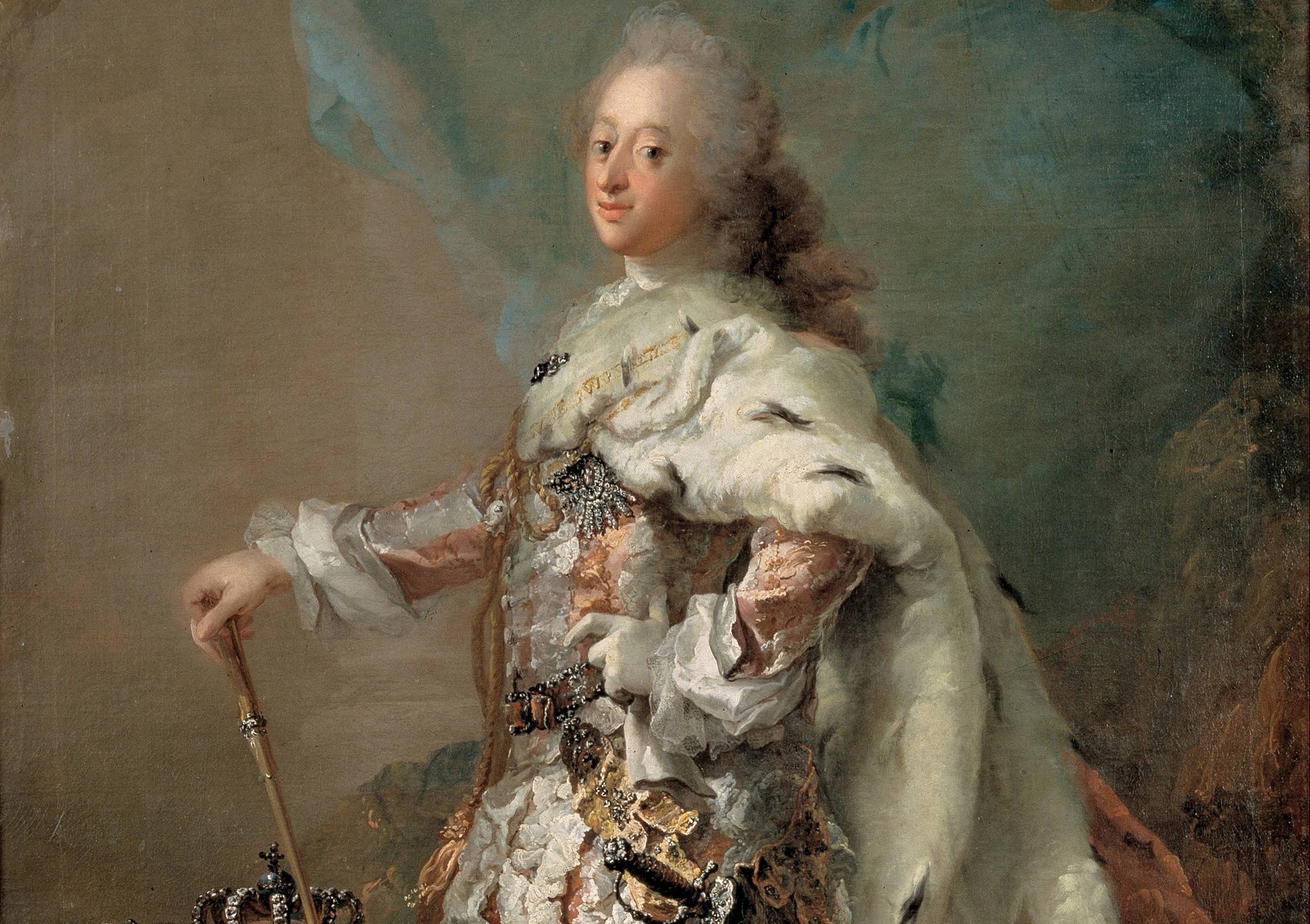 Portrait Of Frederik V In Anointment Robe