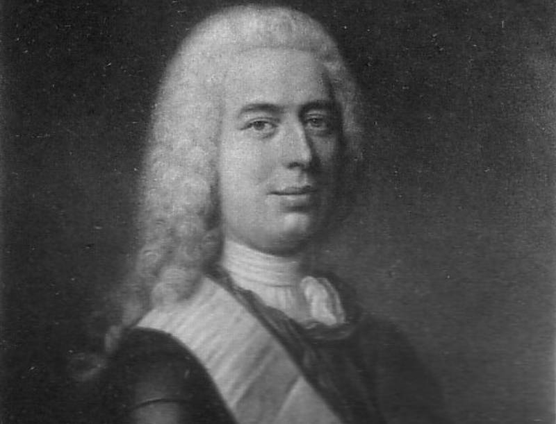 Christian Ditlev Reventlow portrait black and white