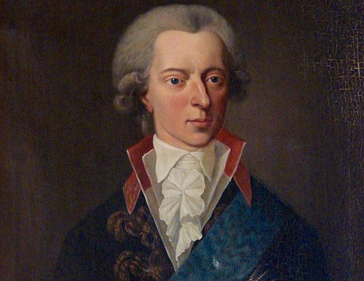 Christian VII of Denmark in blue