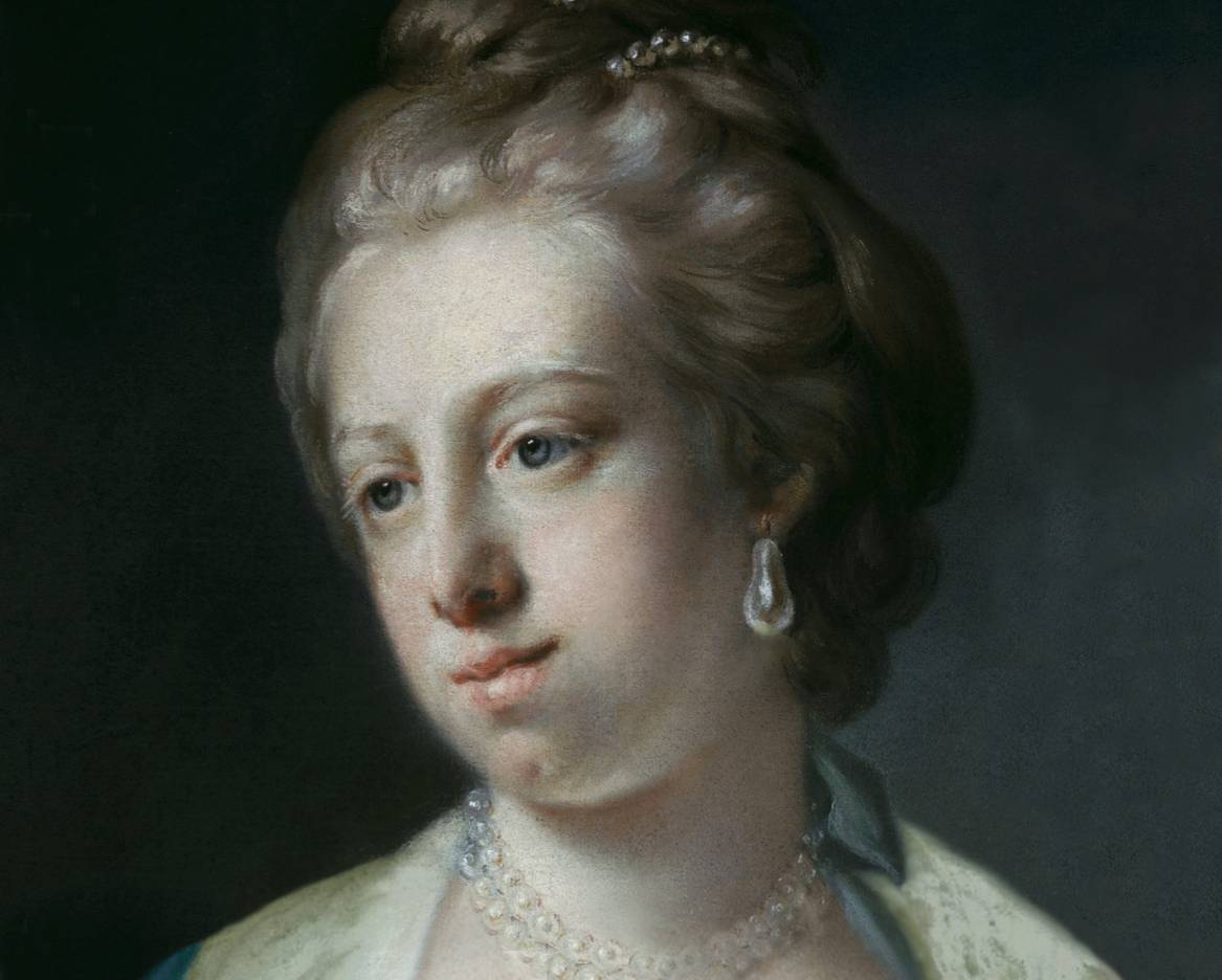 Princess Caroline Matilda in white