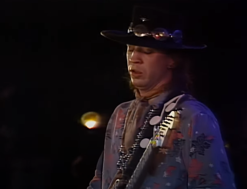 Screenshot of Stevie Ray Vaughan from - Live at the El Mocambo: Stevie Ray Vaughan and Double Trouble (1991)