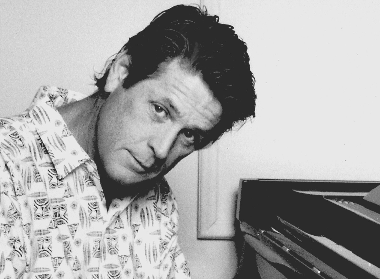 Brian Wilson of the Beach Boys in the studio, in Santa Monica