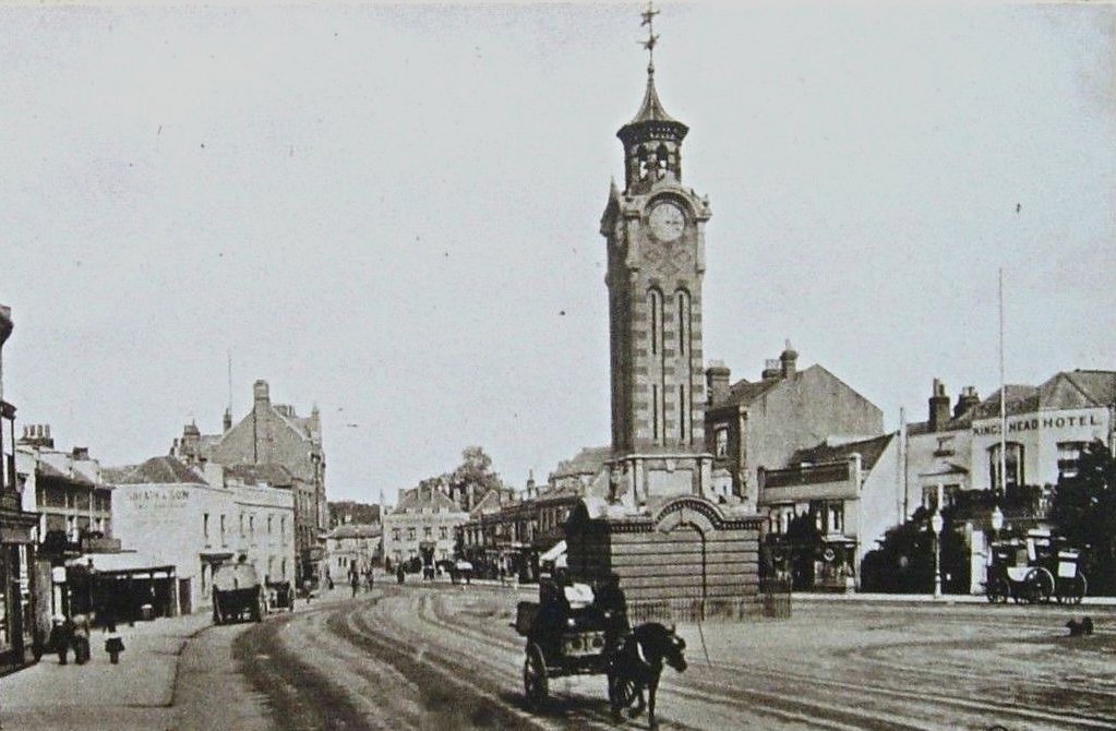High Street, Epsom, Surrey, England - Very Early 1900S