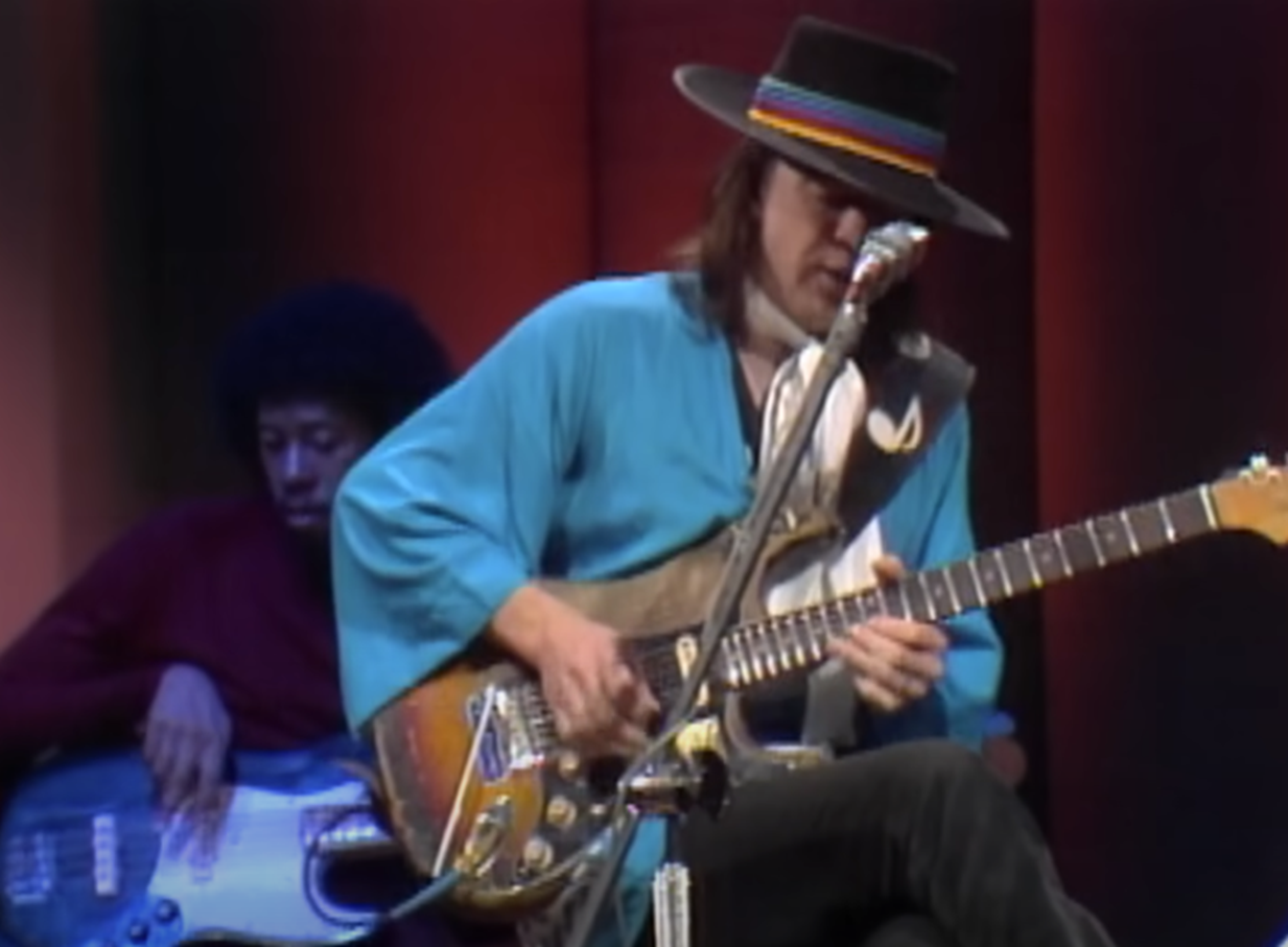 Screenshot of Stevie Ray Vaughan from - Rise of a Texas Bluesman: Stevie Ray Vaughan (2014)
