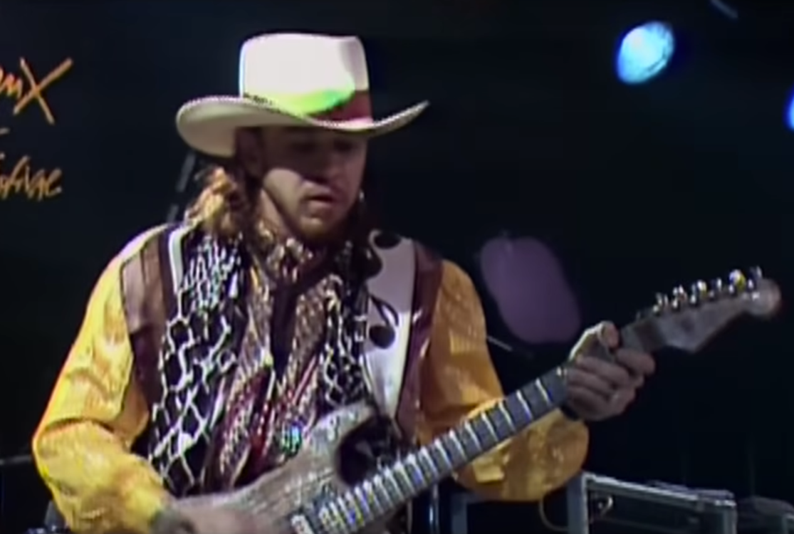 Screenshot of Stevie Ray Vaughan from - Rise of a Texas Bluesman: Stevie Ray Vaughan (2014)