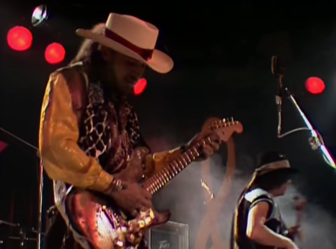 Screenshot of Stevie Ray Vaughan from - Rise of a Texas Bluesman: Stevie Ray Vaughan (2014)
