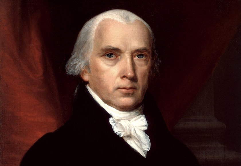 Portrait of James Madison, fourth President of the United States