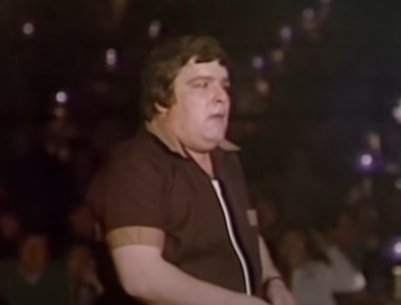 Portrait Screenshot of cult Scottish sportman Jocky Wilson
