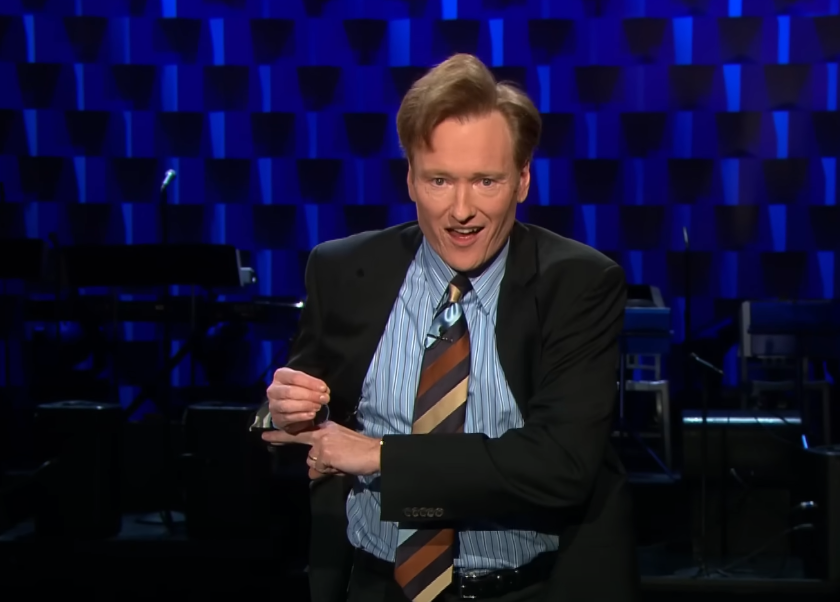 Screenshot of the TV Show Late Night with Conan O'Brien