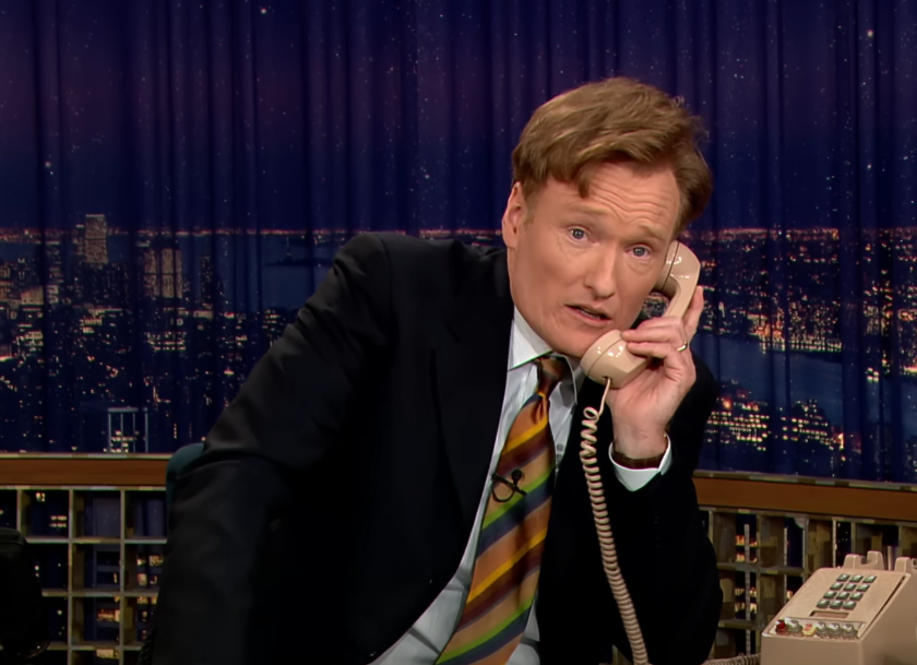 Screenshot of the TV Show Late Night with Conan O'Brien