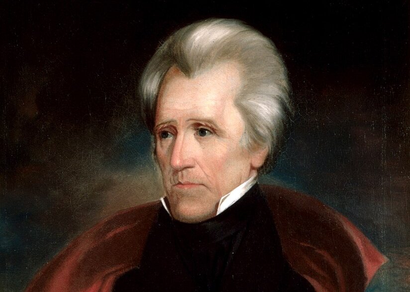 Portrait of Andrew Jackson, the seventh president of the United States