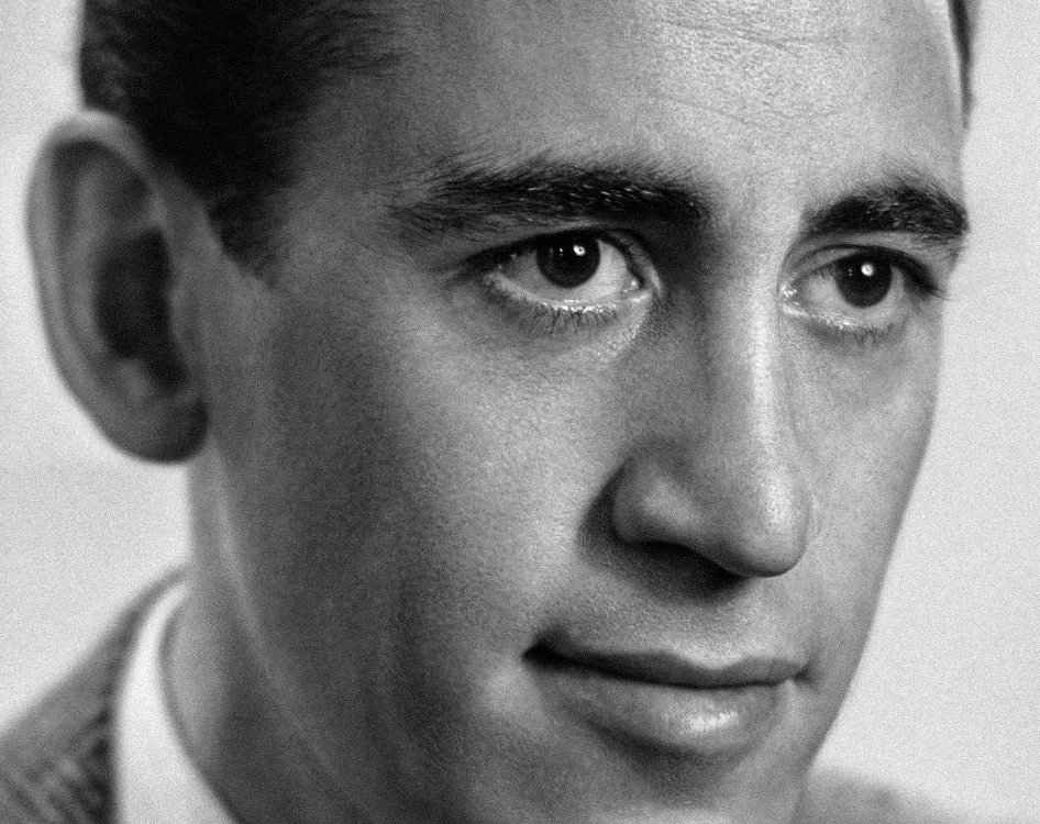 Grayscale Portrait Photo of American author J. D. Salinger