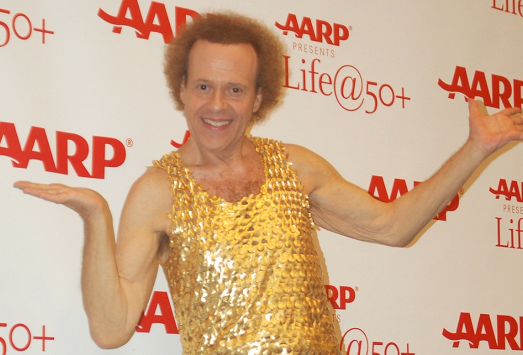 Richard Simmons attending the AARP's 2011 Life@50+