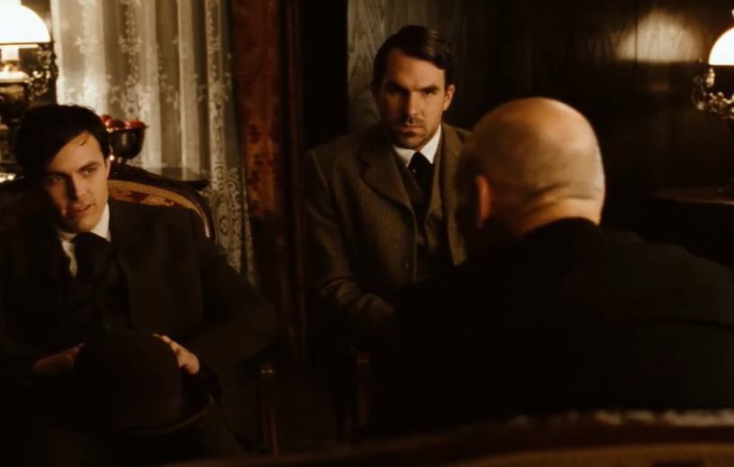 Screenshot from the movie The Assassination of Jesse James by the Coward Robert Ford (2007)