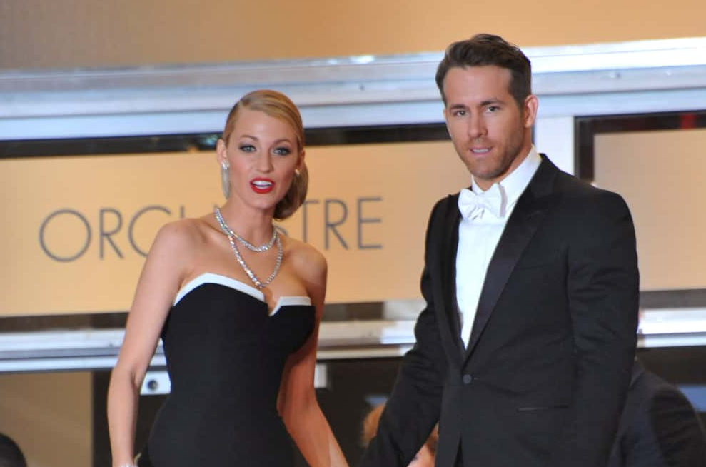 Ryan Reynolds & wife Blake Lively at the gala premiere of his movie "Captives"