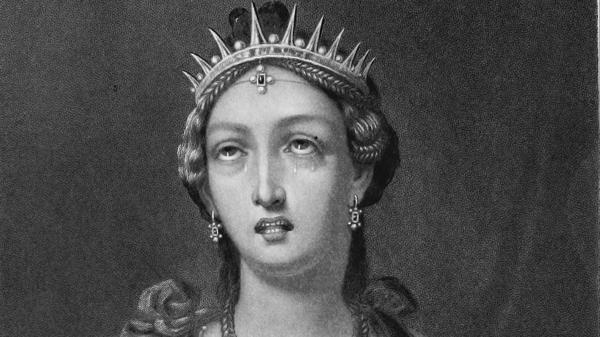 File:Cleopatra VII, steel engraving of the encaustic painting found at Hadrian's Villa in 1818.jpg