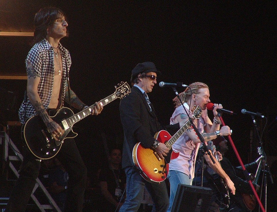 GUNS N' ROSES on stage