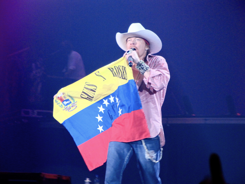 Axl Rose, Guns n' Roses, Caracas Poliedro, March 27, 2010