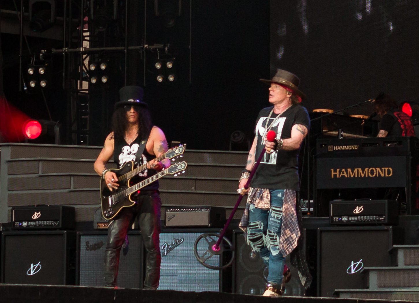 Guns N' Roses on stage