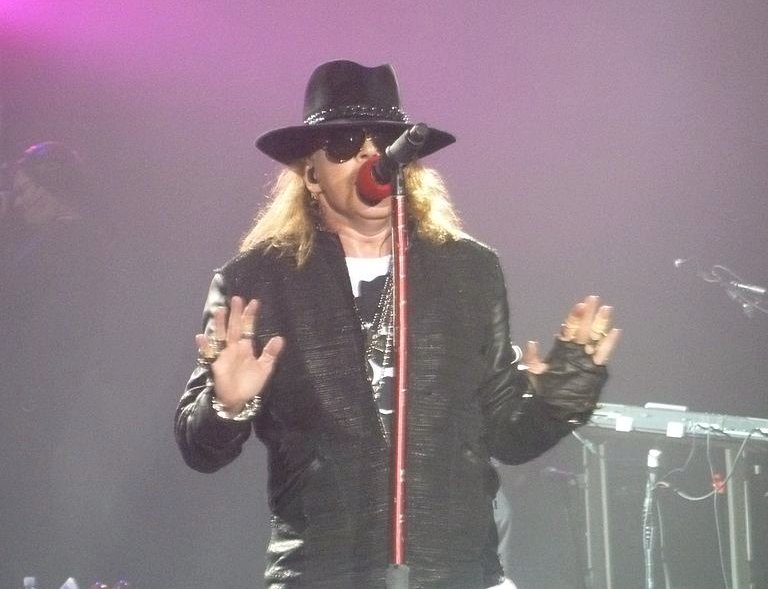 Singer Axl Rose in 2011