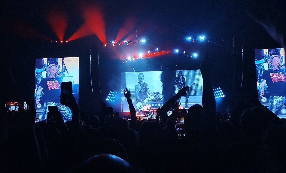 Guns N' Roses on stage