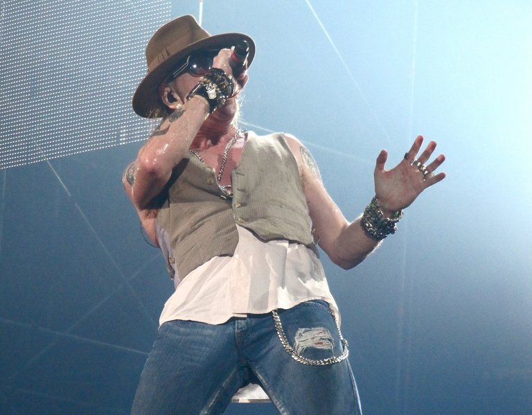 Axl Rose, Guns n' Roses, Caracas Poliedro, March 27, 2010