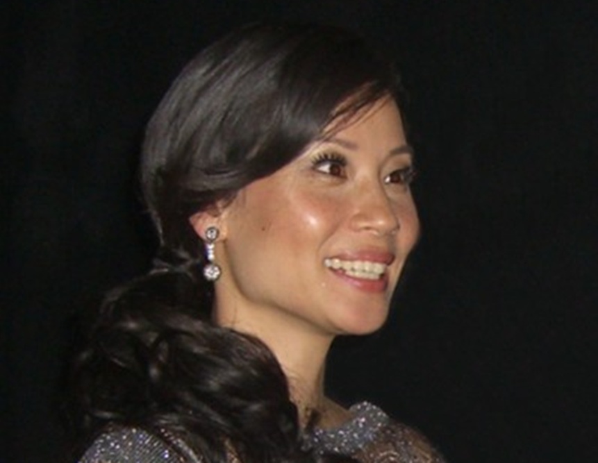 American actress Lucy Liu at the premiere screening of Watching the Detectives at the Tribeca Film Festival, 2007