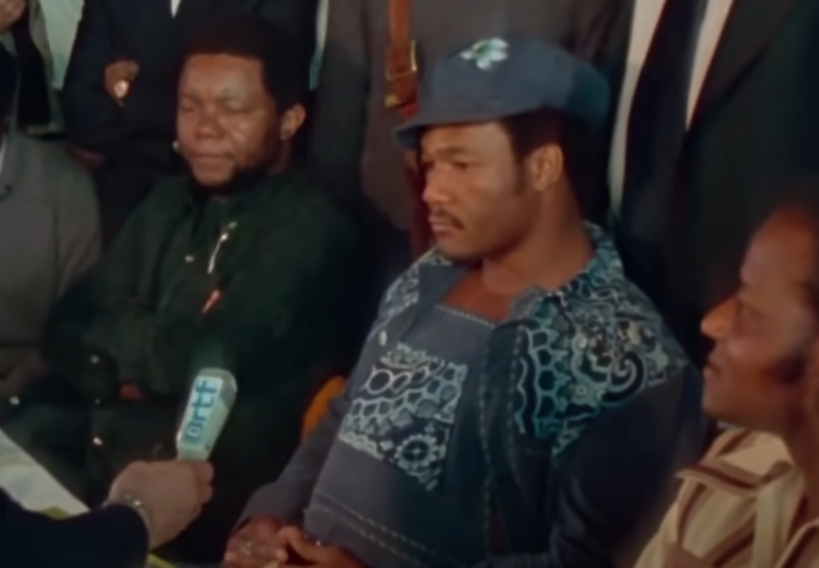 Screenshot of the movie When We Were Kings