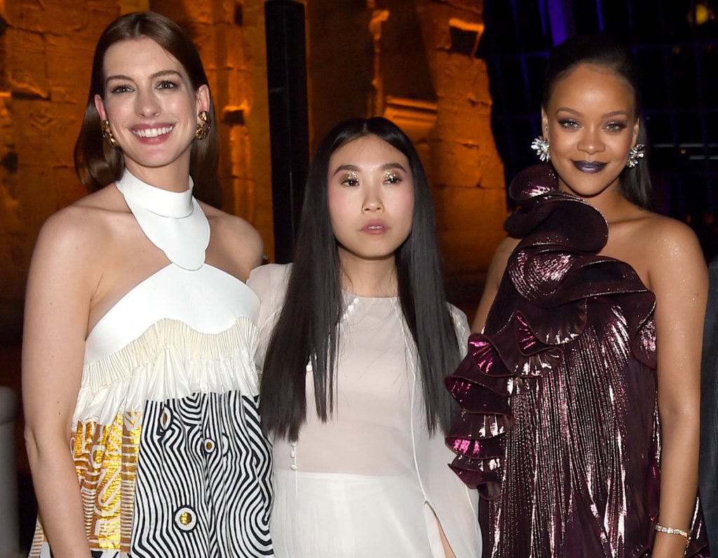 Anne Hathaway, Awkwafina, Rihanna and Gary Ross attend the "Ocean's 8" World Premiere