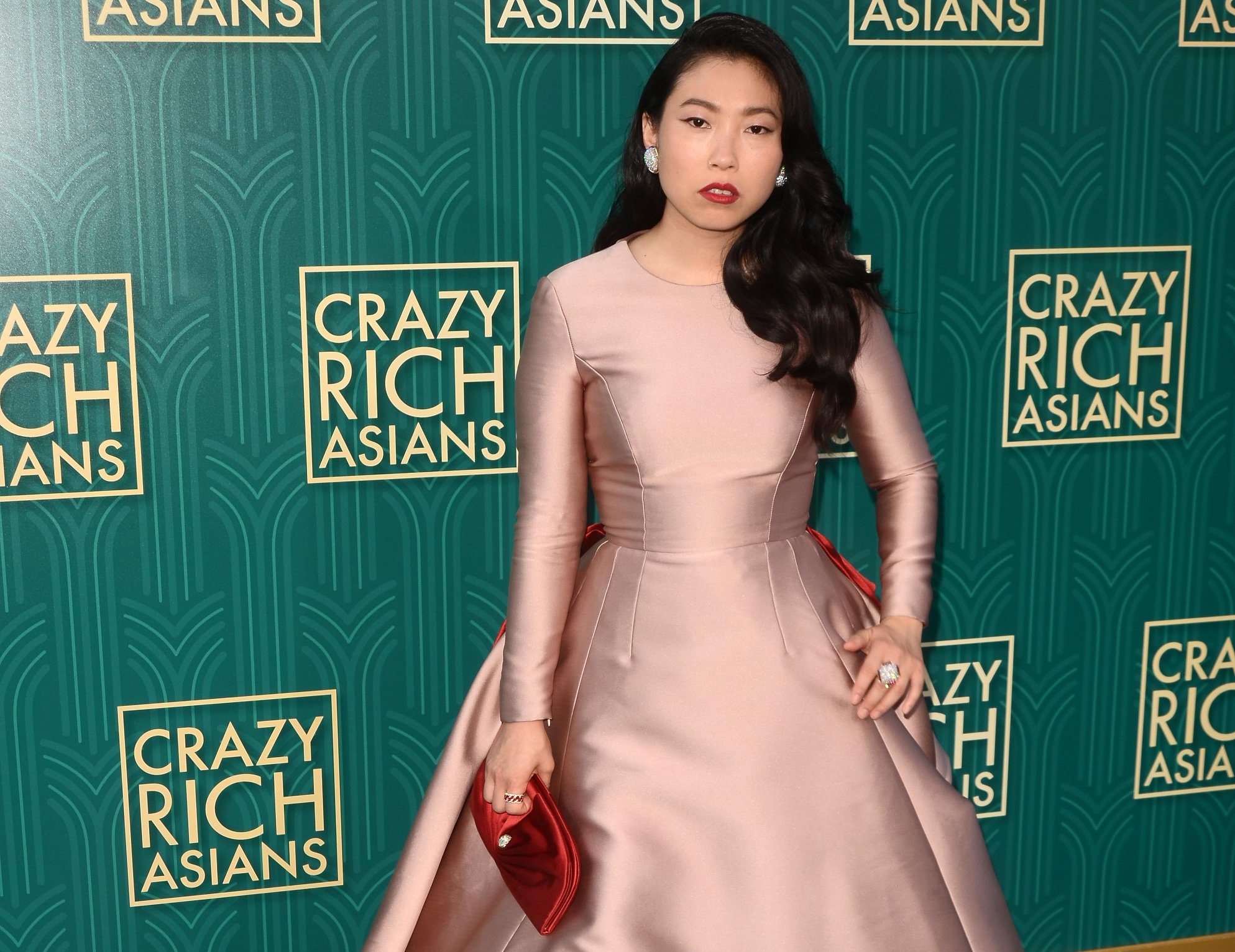 Awkwafina at the "Crazy Rich Asians" Premiere at the TCL Chinese Theater