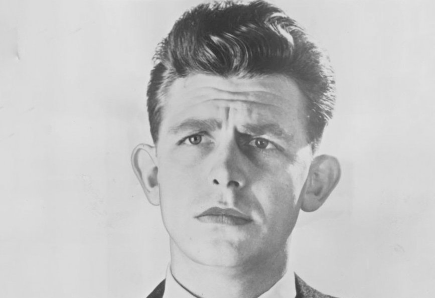 Publicity photo of Andy Griffith looking away from the camera