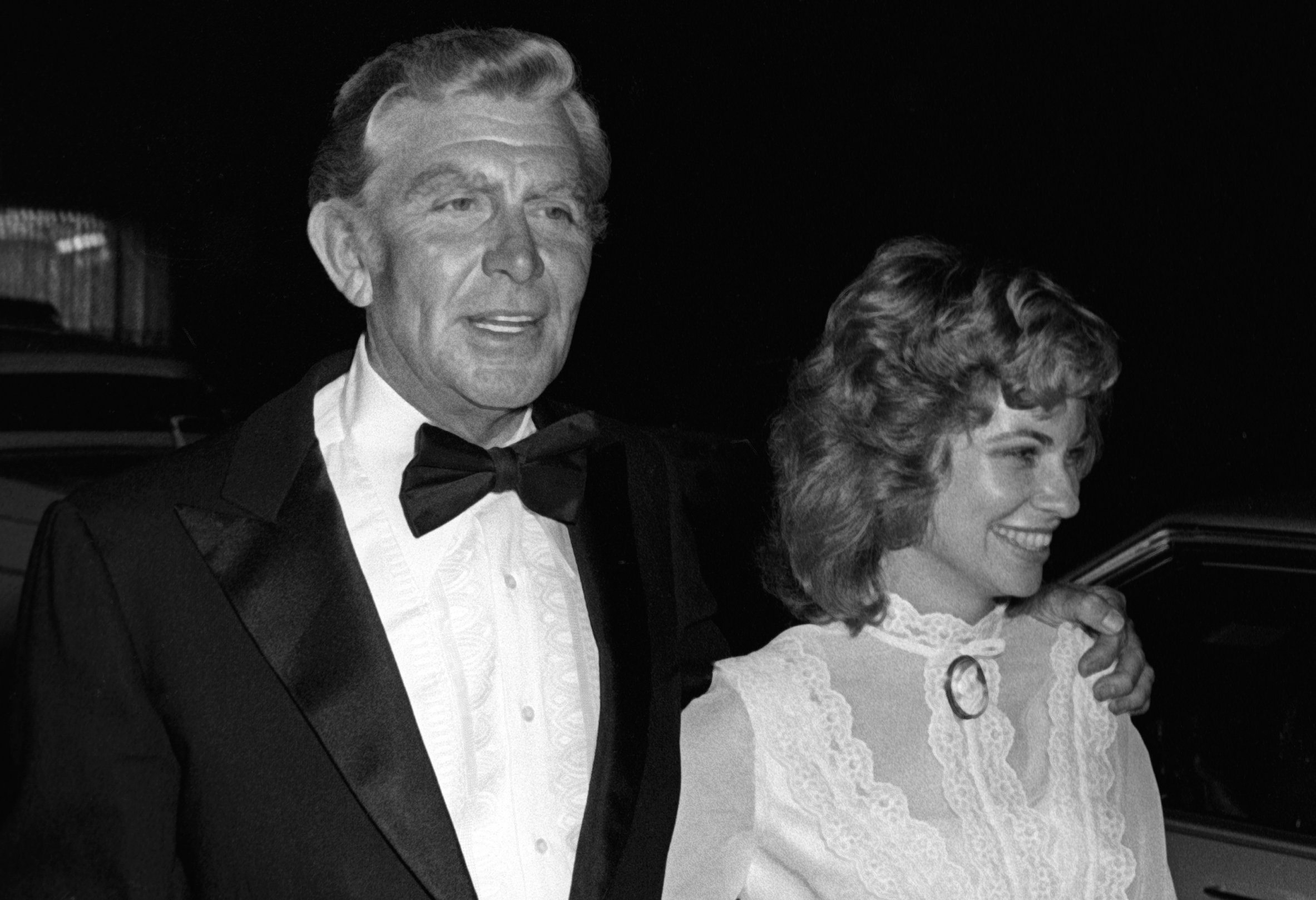 Andy Griffith and wife Cindi Knight attend the party for 33rd Annual Primetime Emmy Awards