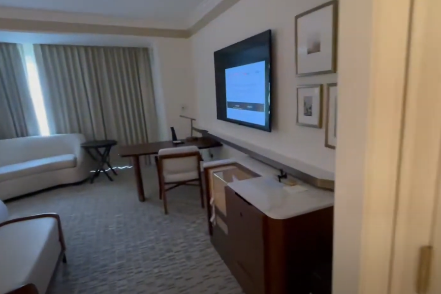 A screenshot from a video about Ritz-Carlton Orlando