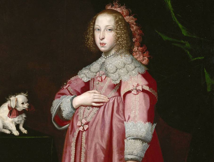 Maria Leopoldine of Austria in pink