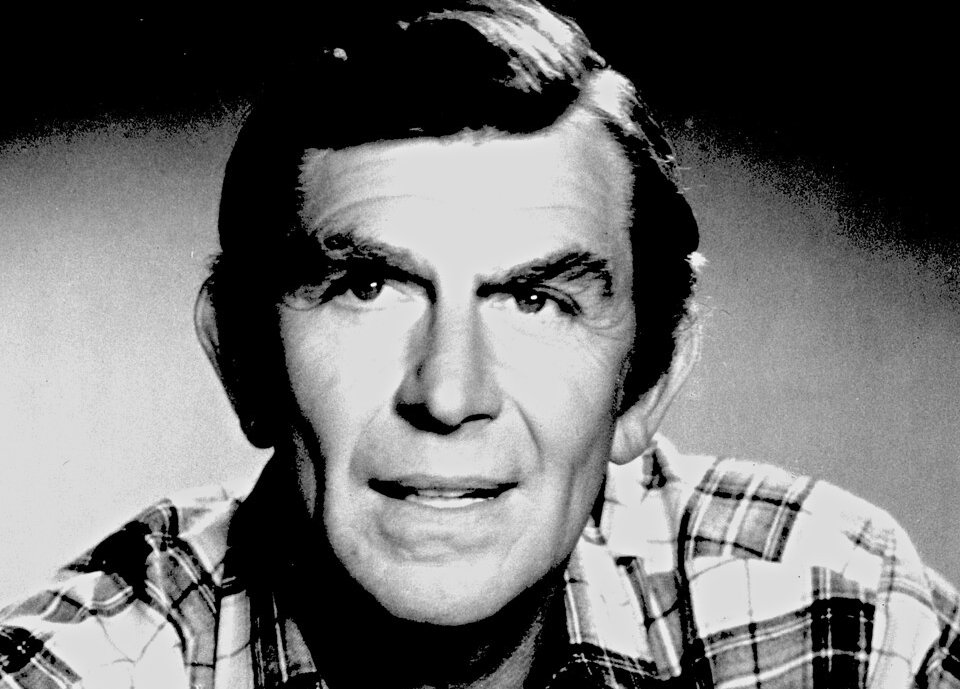 Andy Griffith wearing a shirt